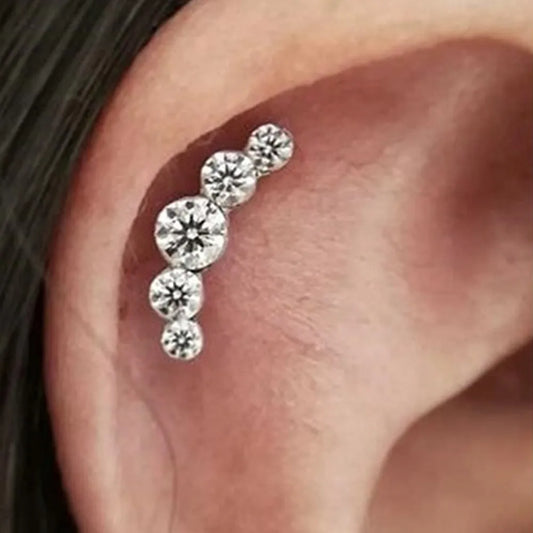 1PC Cartilage Helix Tragus Ear Piercing Punk Rock Ear Nail Piercing Accessories Ear Stud Earrings Body Jewelry Accessories