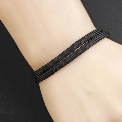 12 colors Minimalist Rope Bracelets Men Women Handmade Adjustable black Bracelet Couple Braclet Best Friend Gift