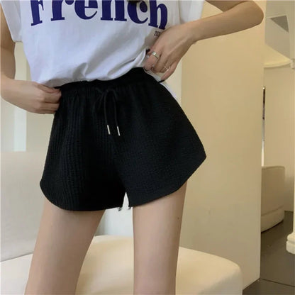 Women Gym Fitness Running Shorts Women's Summer Thin Style Loose Casual Large Size Wide Leg High Waist A-word Sports Hot Pants