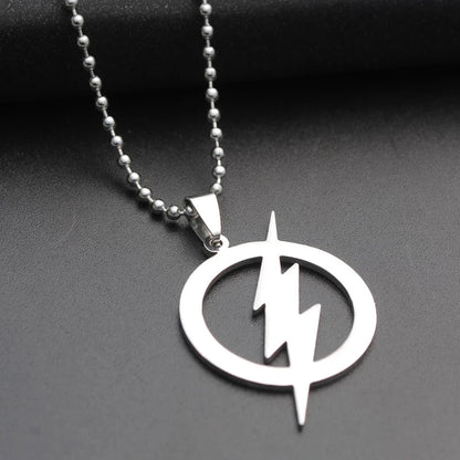 1PC Stainless Steel Lightning Cross Army Tag Necklace For Men Women Punk Butterfly Skull Dog Tag Necklace Men's Jewelry Gift
