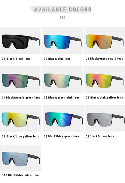 2021 NEW High quality luxury Heat Wave brand sunglasses square Conjoined lens Women men Gradient lens sun glasses UV400