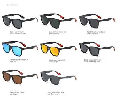 New Unisex Rectangle Vintage Sunglasses Fashion Design