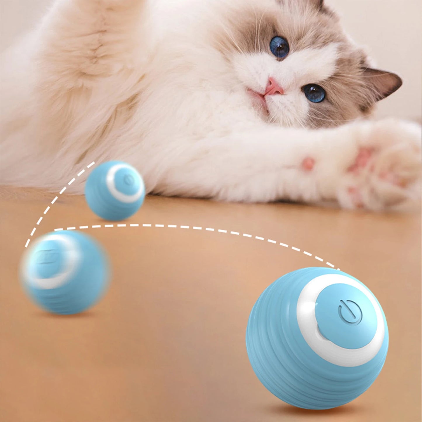 Bal interactivo del juguete del gato del juguete móvil inteligente automático del gato