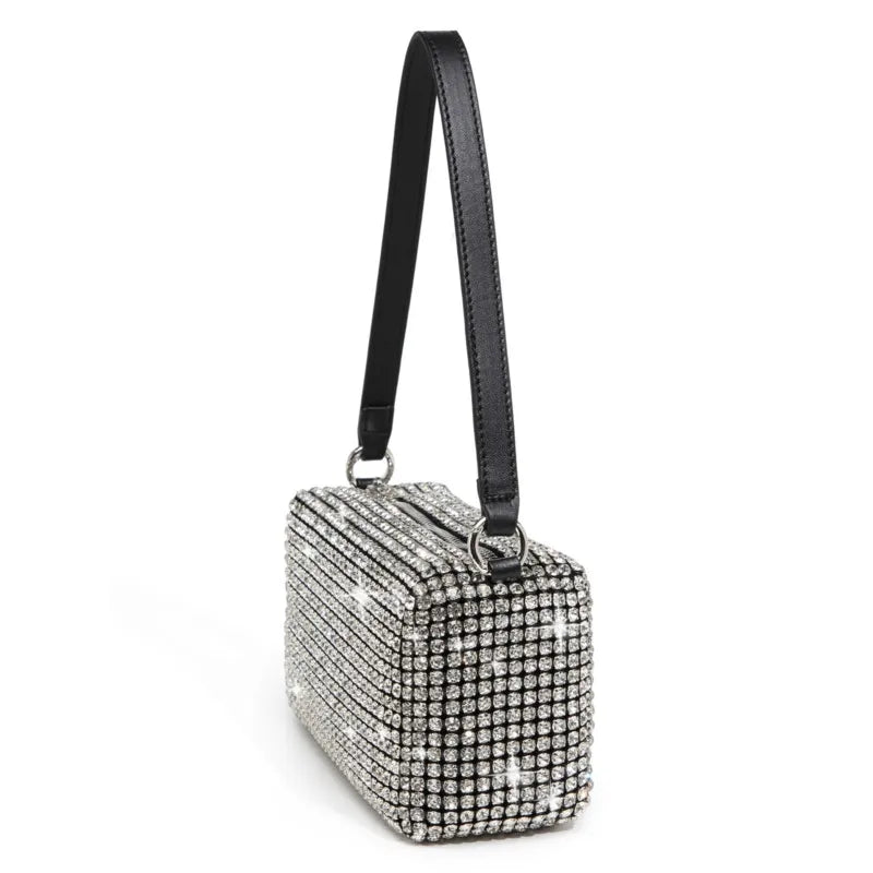 Women's bag 2023 AW New Rhinestones Handbags for Women Bags Diamonds Shoulder Bag Purse Ladies Female Crossbody Bag shining bag