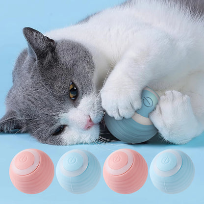 Bal interactivo del juguete del gato del juguete móvil inteligente automático del gato