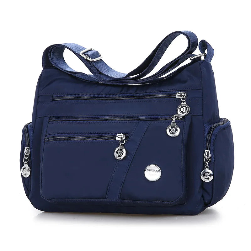 Women Crossbody Bag Waterproof Tote Casual Nylon Purse Handbag RFID Lightweight Messenger Bag