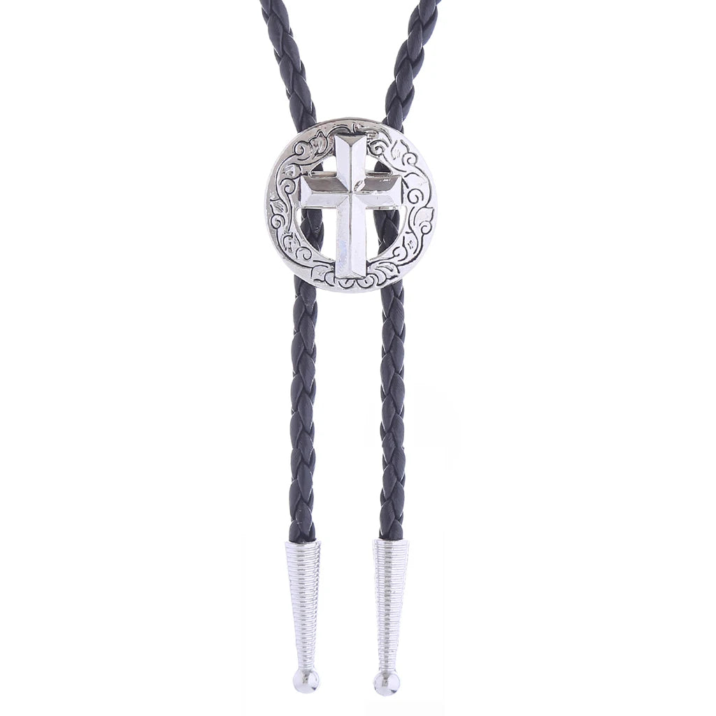 Fashion cross pattern Bolo Tie men's and women's clothing accessories