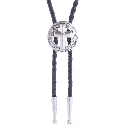 Fashion cross pattern Bolo Tie men's and women's clothing accessories