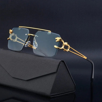 Luxury Square Sunglasses Man Woman Brand Designer