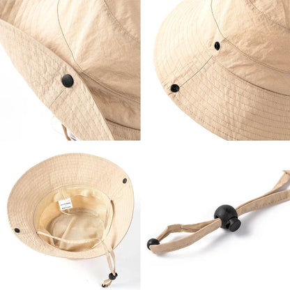XL Big Head Wide Brim  Bucket Hat for Women  Men Summer Sun Protection Sun Hat Outdoor Fishing Hiking  Bonnie Fisherman Hat